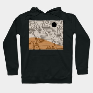 Black Sun On A Desert View Hoodie